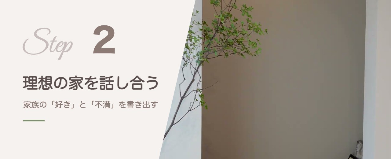 STEP2 理想の家を話し合う